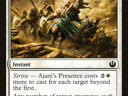 Ajani s Presence [Journey into Nyx] Cheap