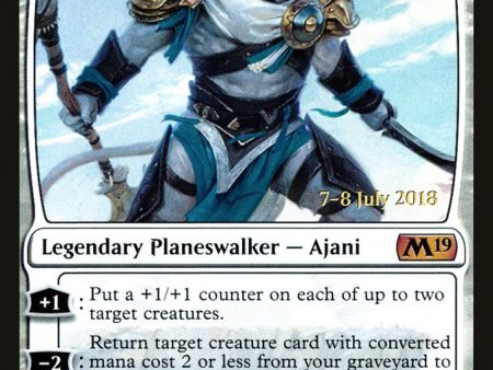 Ajani, Adversary of Tyrants [Core Set 2019 Prerelease Promos] on Sale