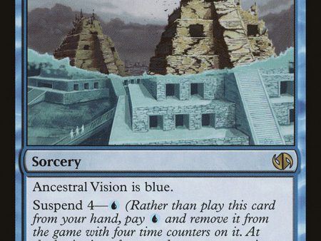 Ancestral Vision [Duel Decks: Jace vs. Chandra] Cheap