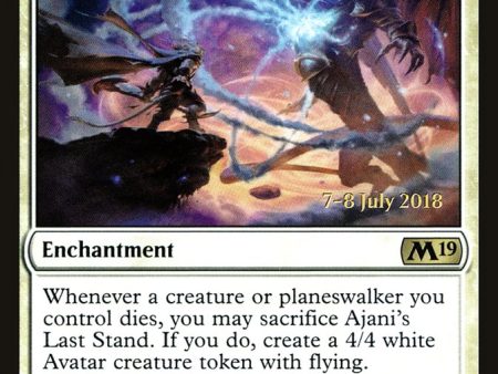 Ajani s Last Stand [Core Set 2019 Prerelease Promos] For Cheap