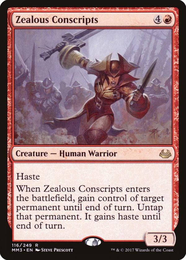 Zealous Conscripts [Modern Masters 2017] For Sale