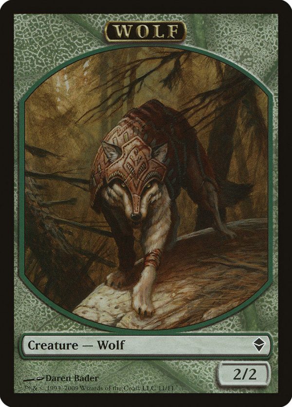 Wolf Token [Zendikar Tokens] Cheap