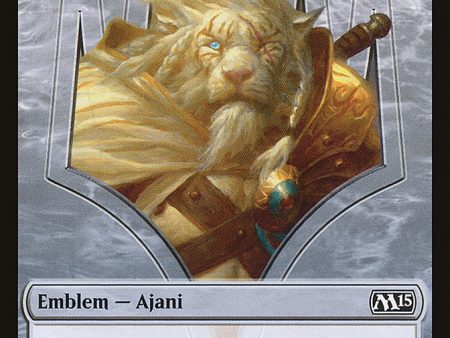 Ajani Steadfast Emblem [Magic 2015 Tokens] For Discount