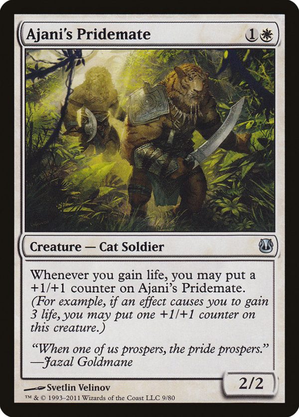 Ajani s Pridemate [Duel Decks: Ajani vs. Nicol Bolas] Hot on Sale